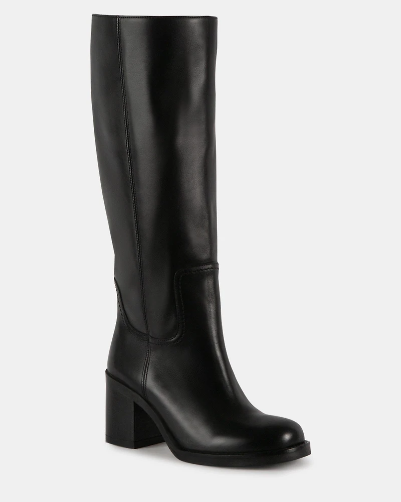 MIRACLE BLACK LEATHER