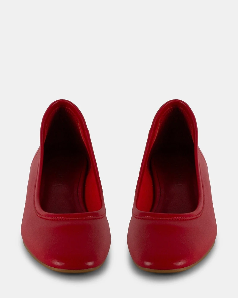 MOLLIE RED LEATHER