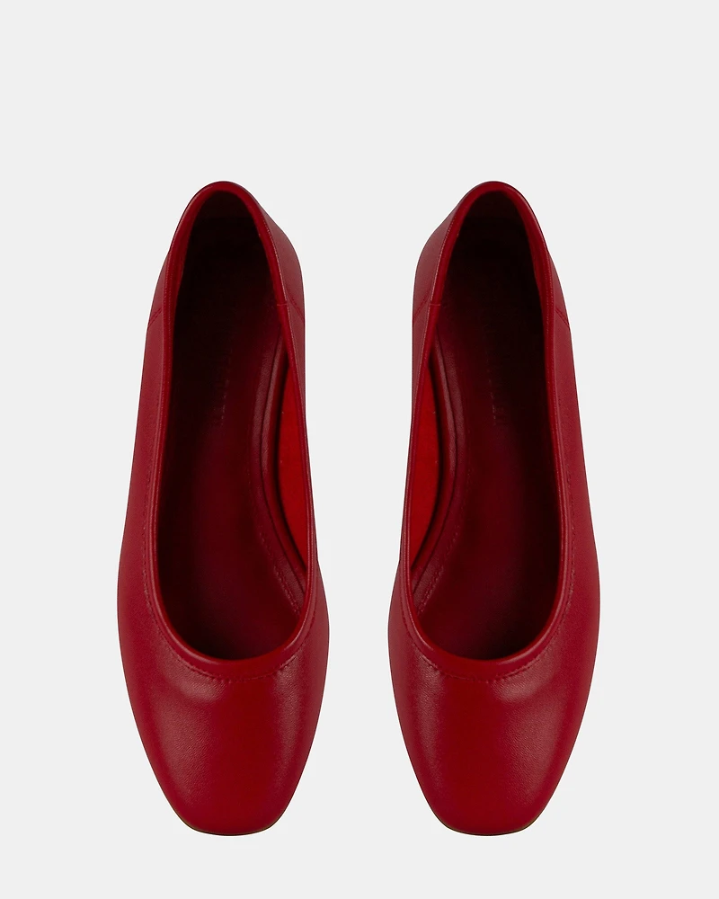 MOLLIE RED LEATHER