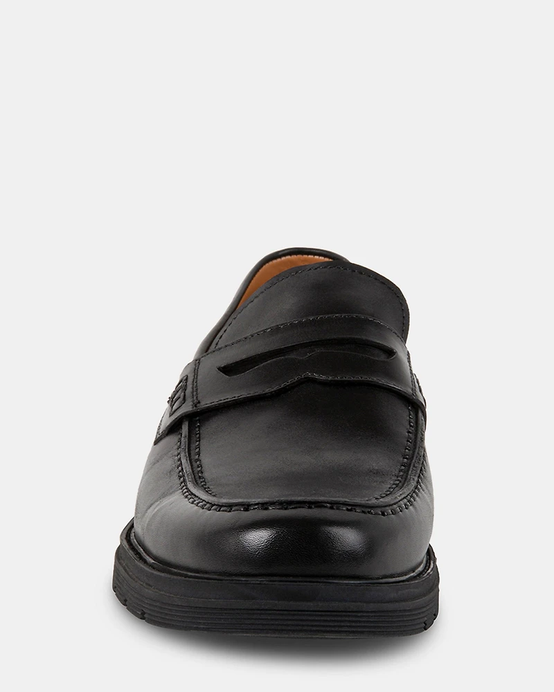 DONTEY BLACK LEATHER