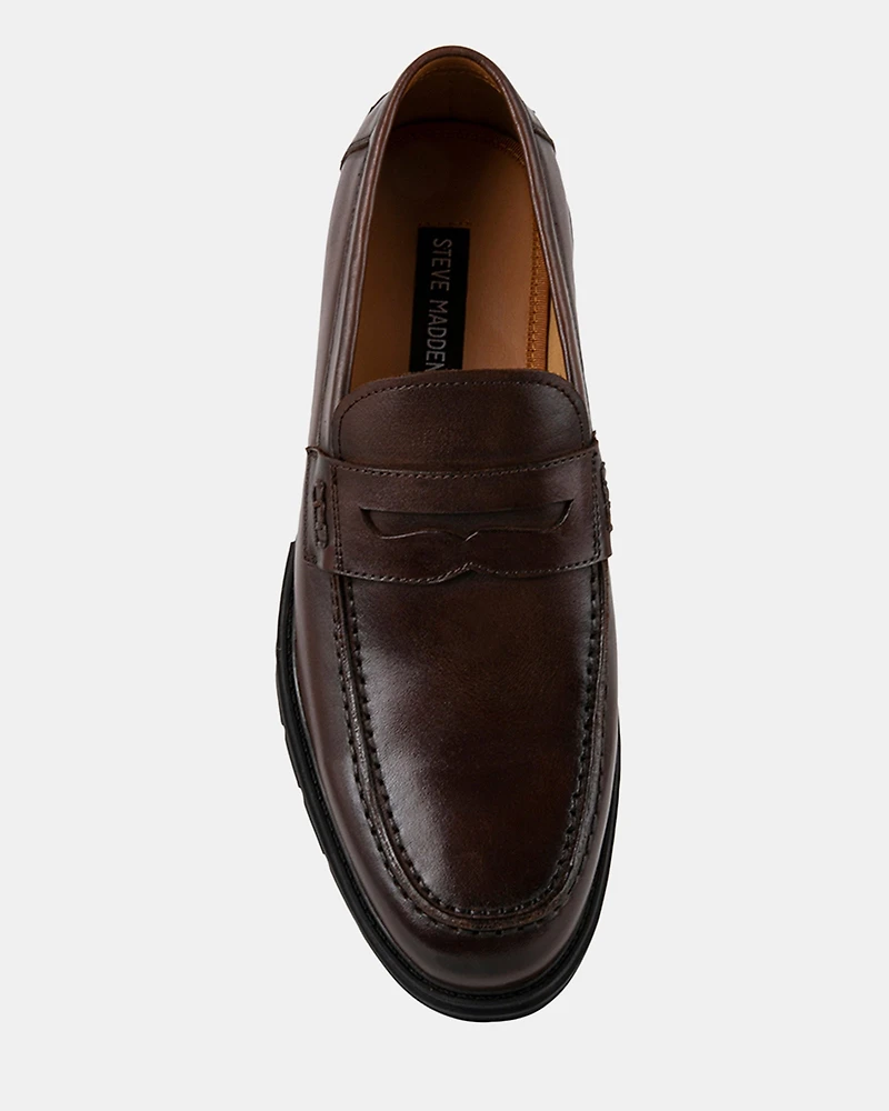 DONTEY BROWN LEATHER