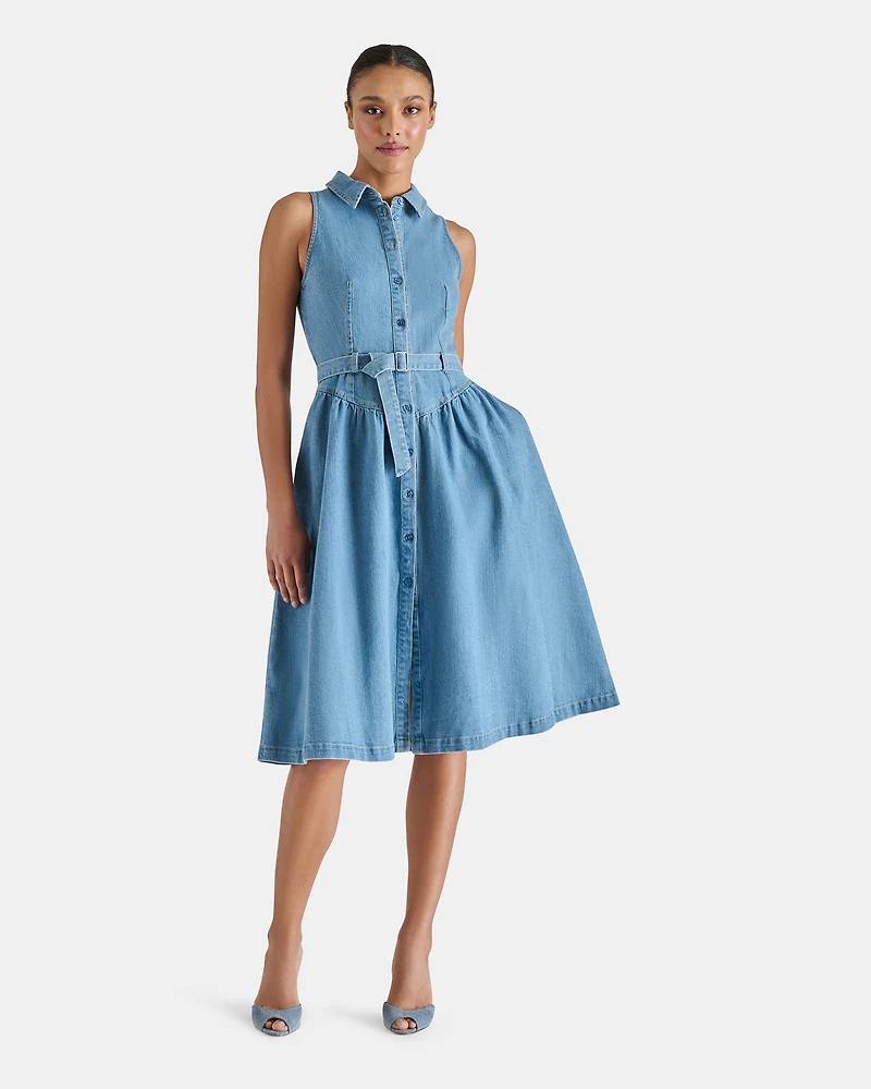 MARY DRESS DENIM