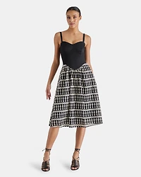 ASTER DRESS BLACK MULTI