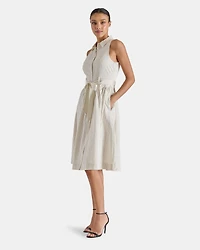 MARY DRESS NATURAL MULTI