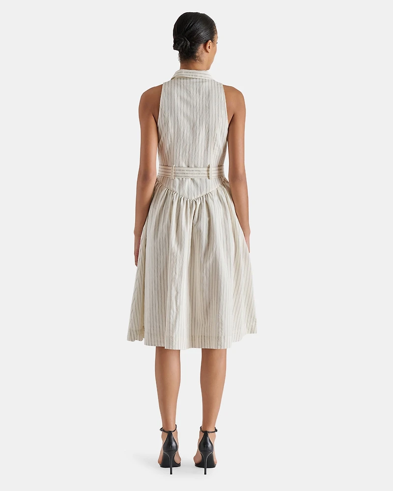 MARY DRESS NATURAL MULTI