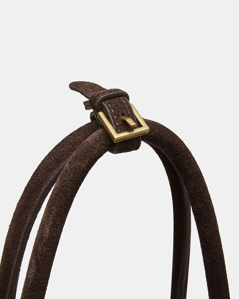 BHEIDEE BROWN SUEDE
