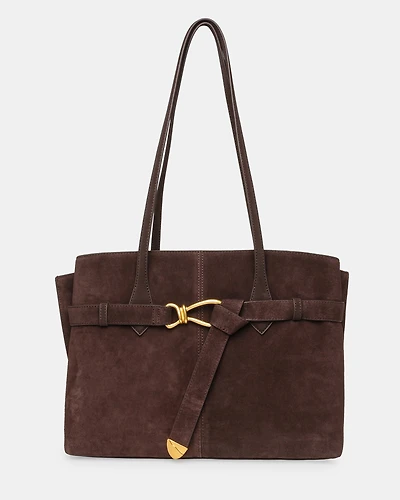 BSALLIE BROWN SUEDE