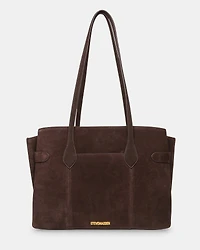 BSALLIE BROWN SUEDE