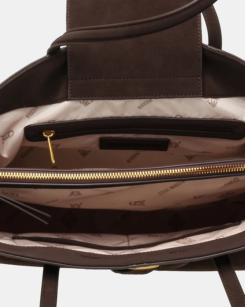 BSALLIE BROWN SUEDE