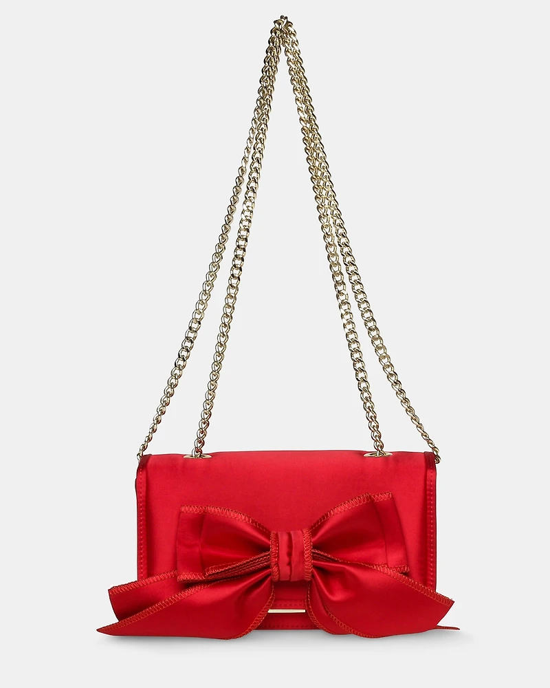 BSAUCER RED SATIN