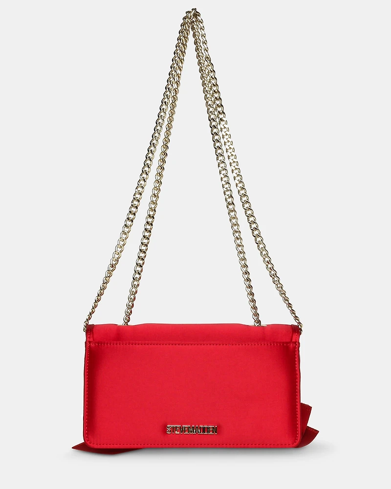 BSAUCER RED SATIN
