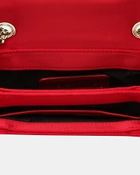 BSAUCER RED SATIN