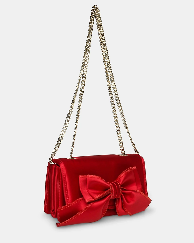 BSAUCER RED SATIN