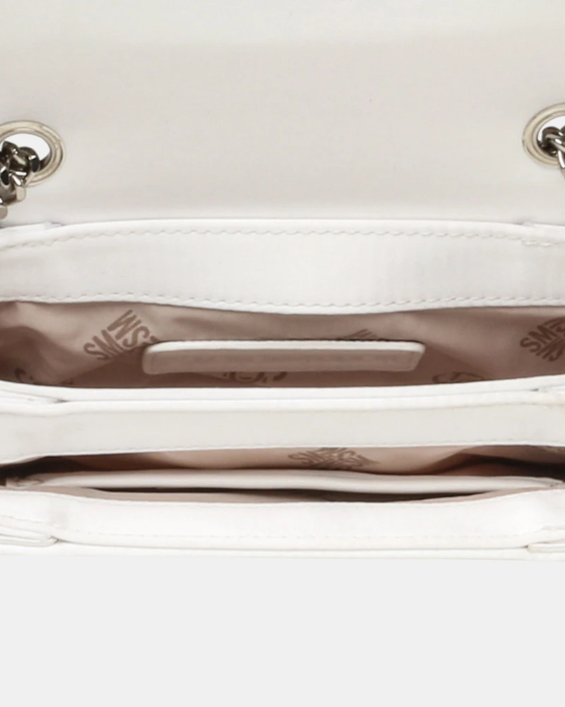 BSAUCER WHITE SATIN