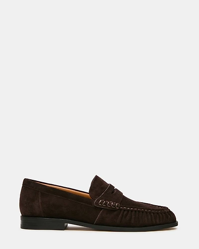QUINCEY DARK BROWN SUEDE