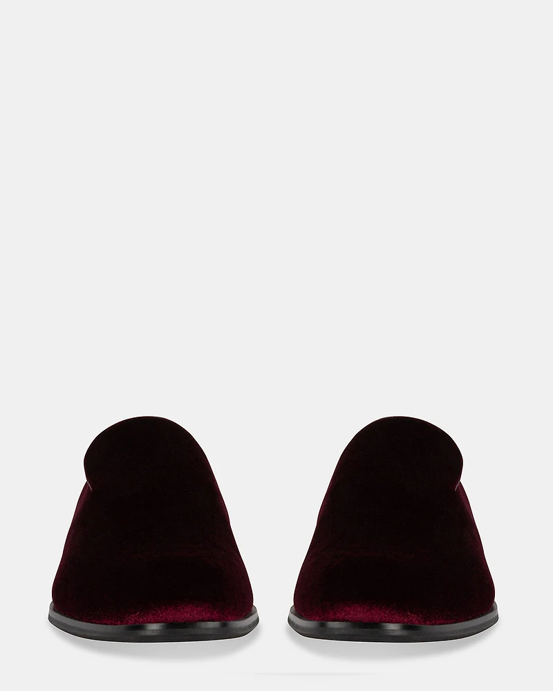 ARLYN BURGUNDY VELVET
