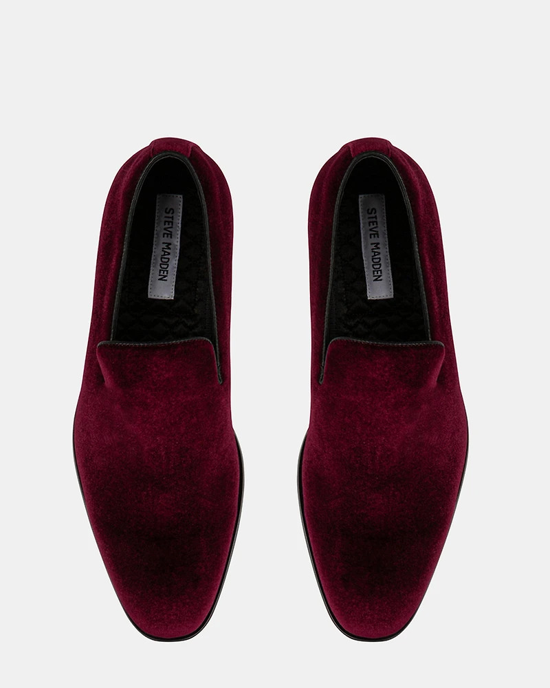 ARLYN BURGUNDY VELVET