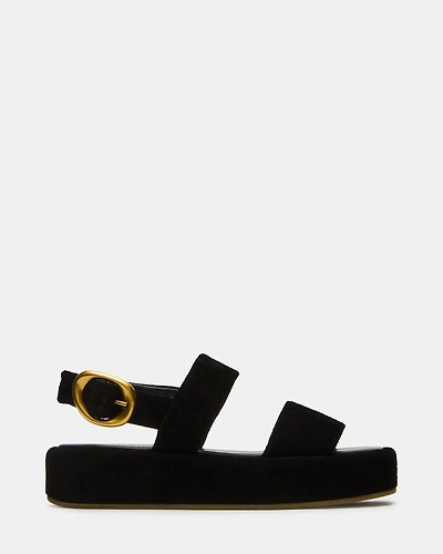 BARONI BLACK SUEDE