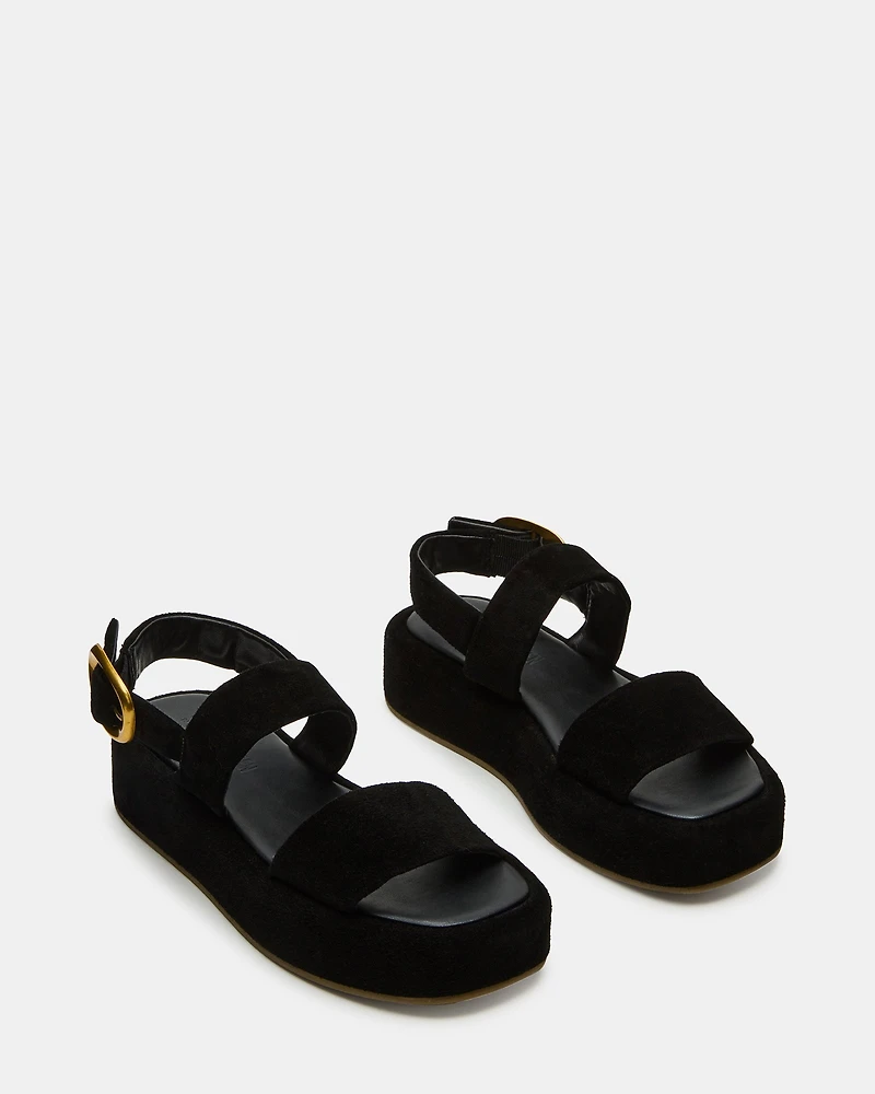 BARONI BLACK SUEDE
