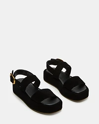BARONI BLACK SUEDE