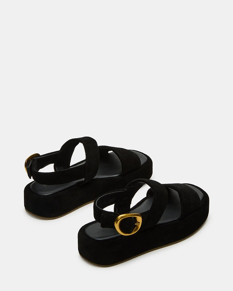 BARONI BLACK SUEDE