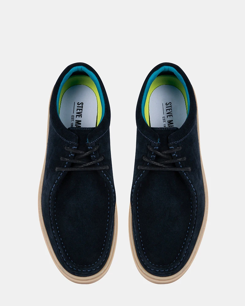 BARRISS NAVY SUEDE