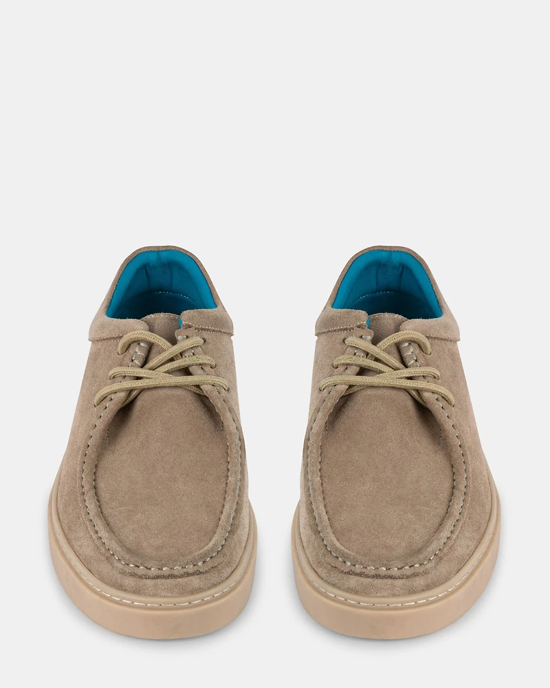 BARRISS TAUPE SUEDE