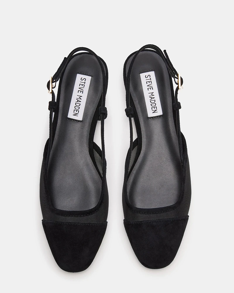 BELINDA-M BLACK SUEDE