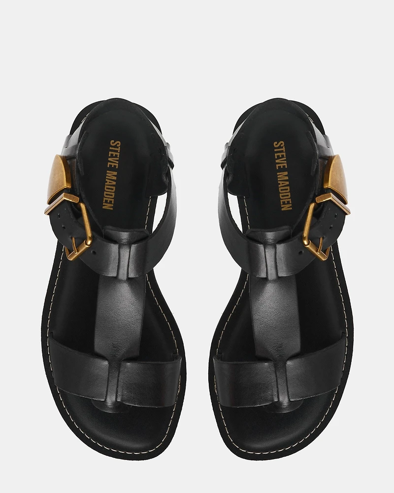 BRAZINN BLACK LEATHER