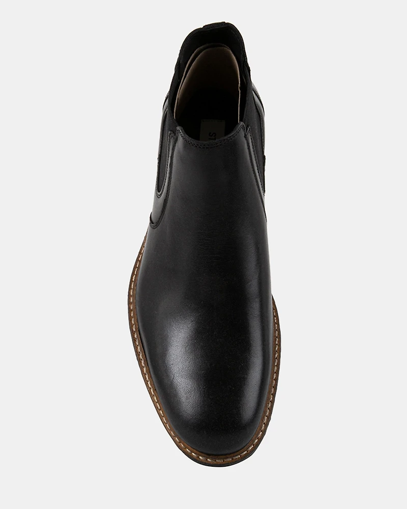 BRITHE BLACK LEATHER