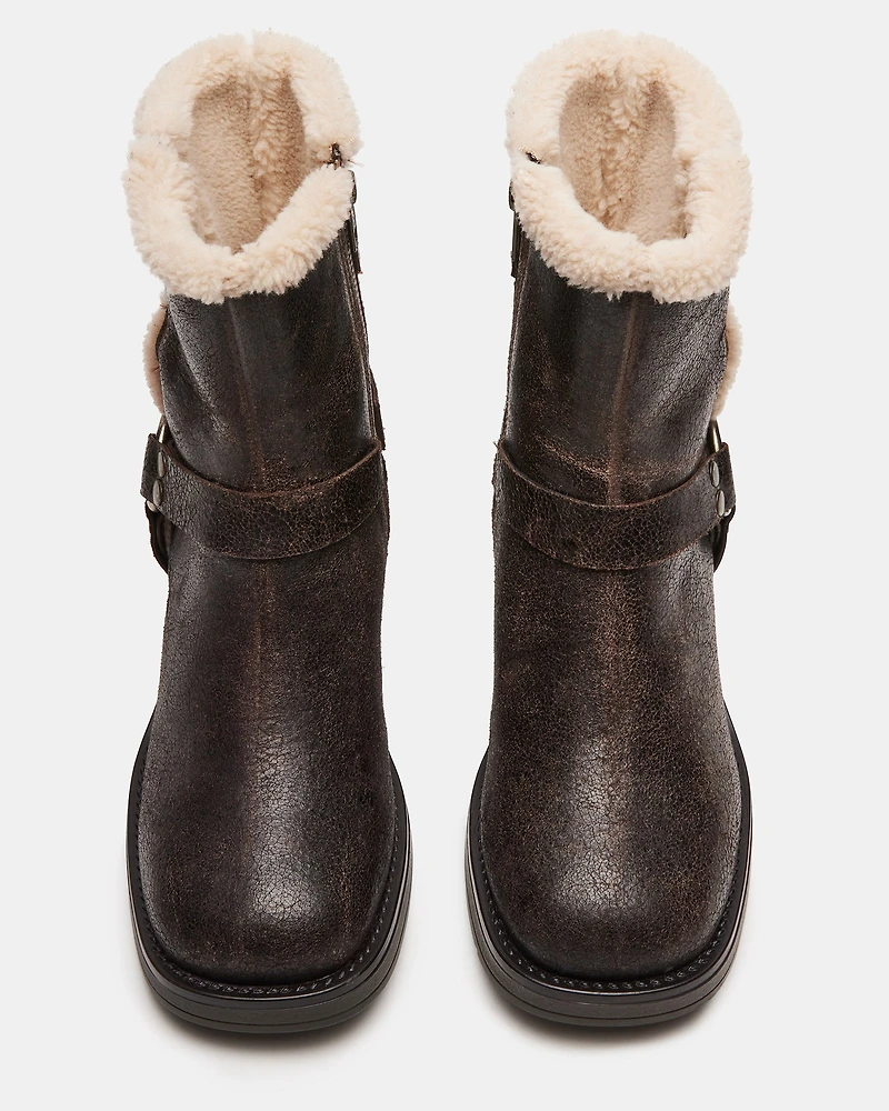 BRIXTON-F BROWN FABRIC