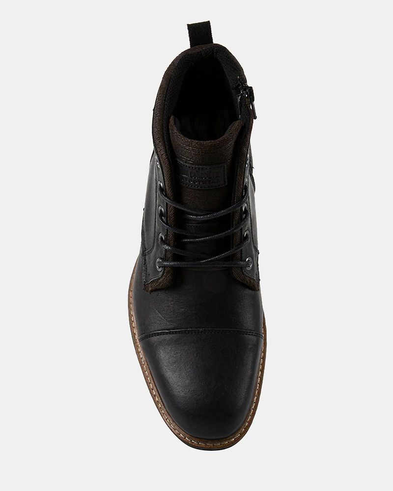 BRONTE BLACK LEATHER