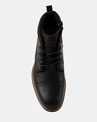 BRONTE BLACK LEATHER