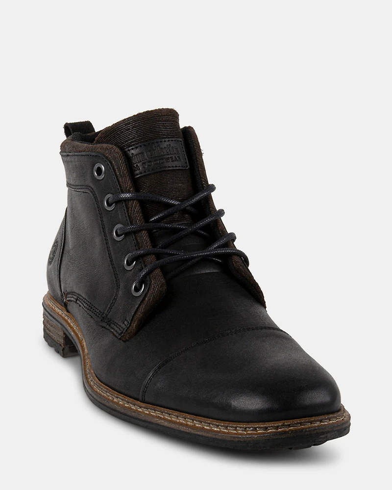 BRONTE BLACK LEATHER