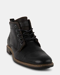 BRONTE BLACK LEATHER