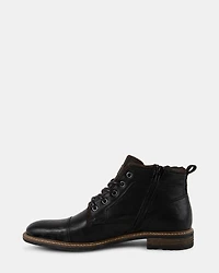 BRONTE BLACK LEATHER