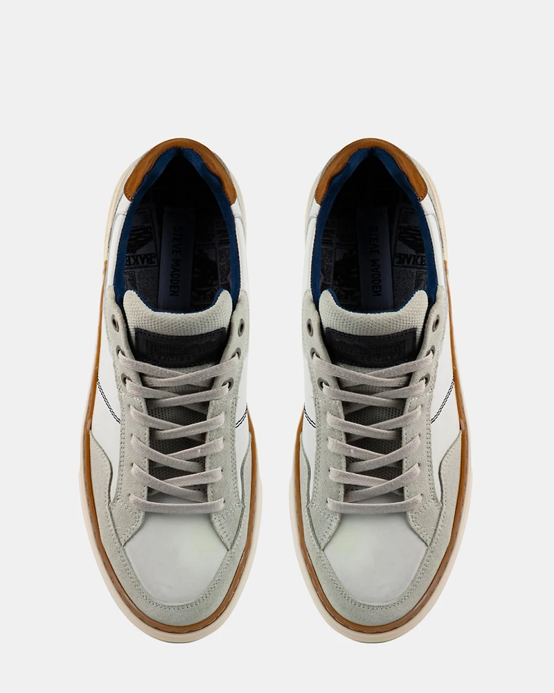 BRYGGS WHITE LEATHER