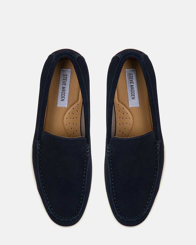 CALIBERR NAVY SUEDE