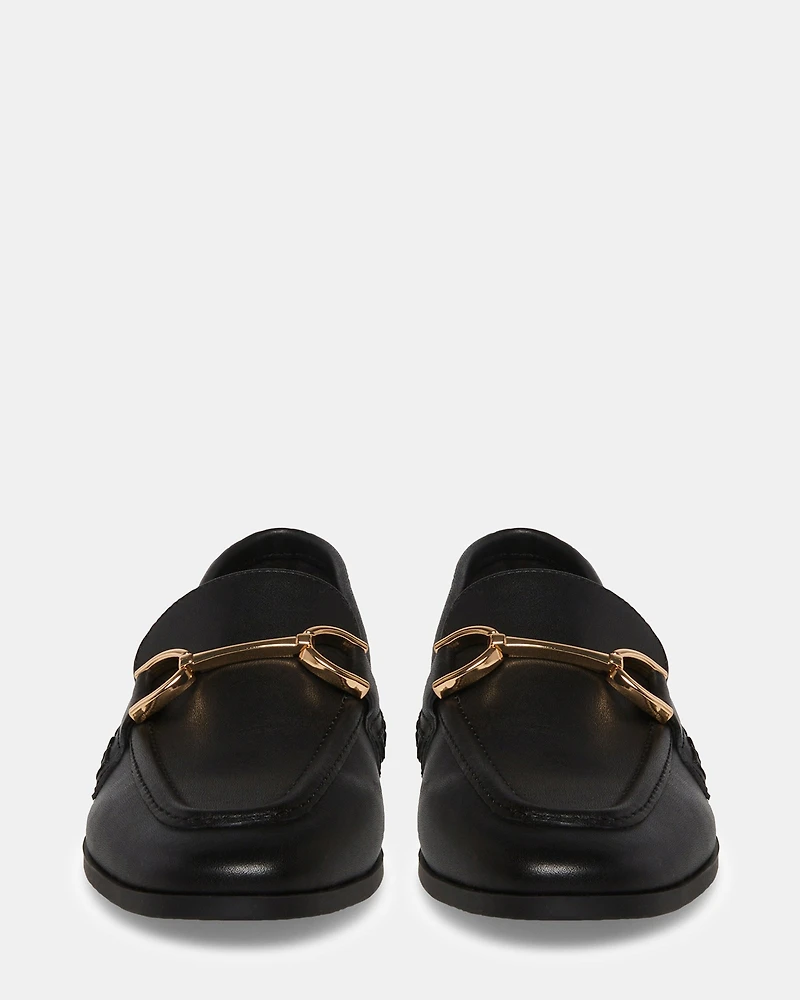 CARRINE BLACK LEATHER