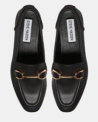 CARRINE BLACK LEATHER