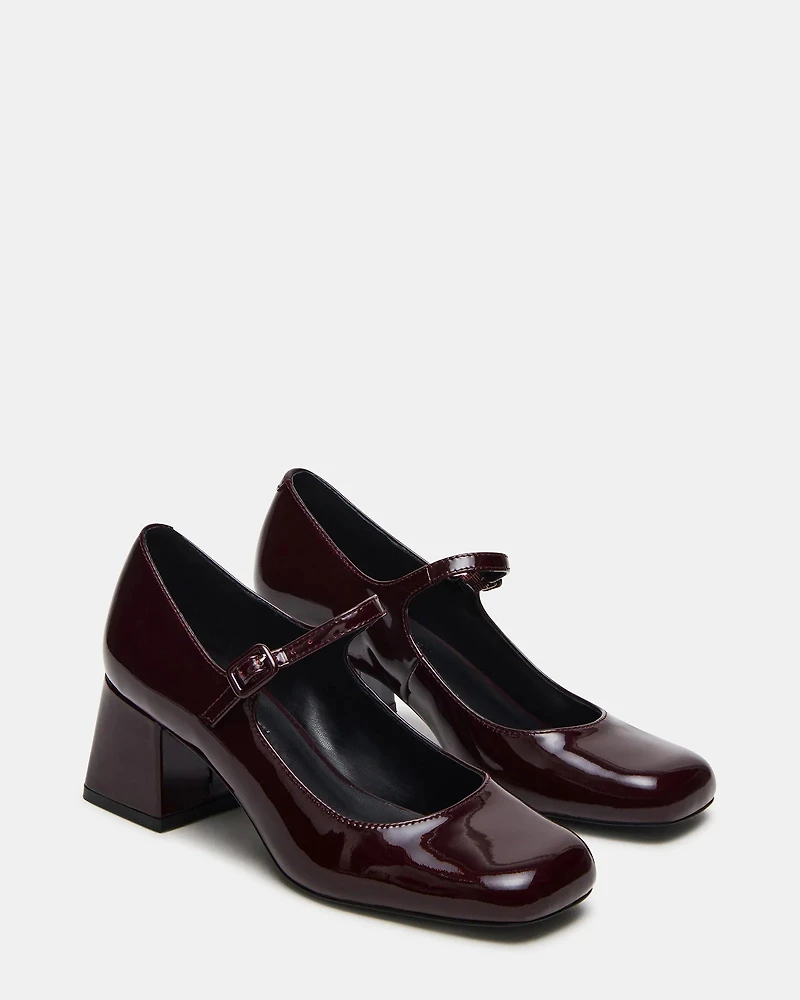 DARCEY BURGUNDY PATENT