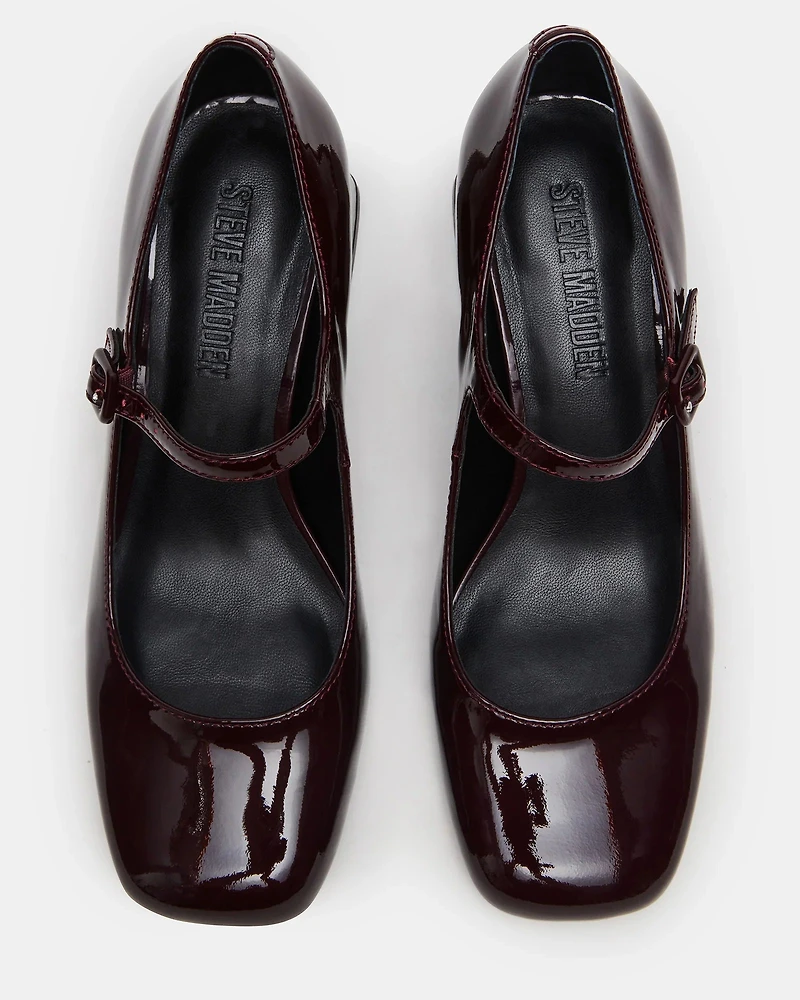 DARCEY BURGUNDY PATENT