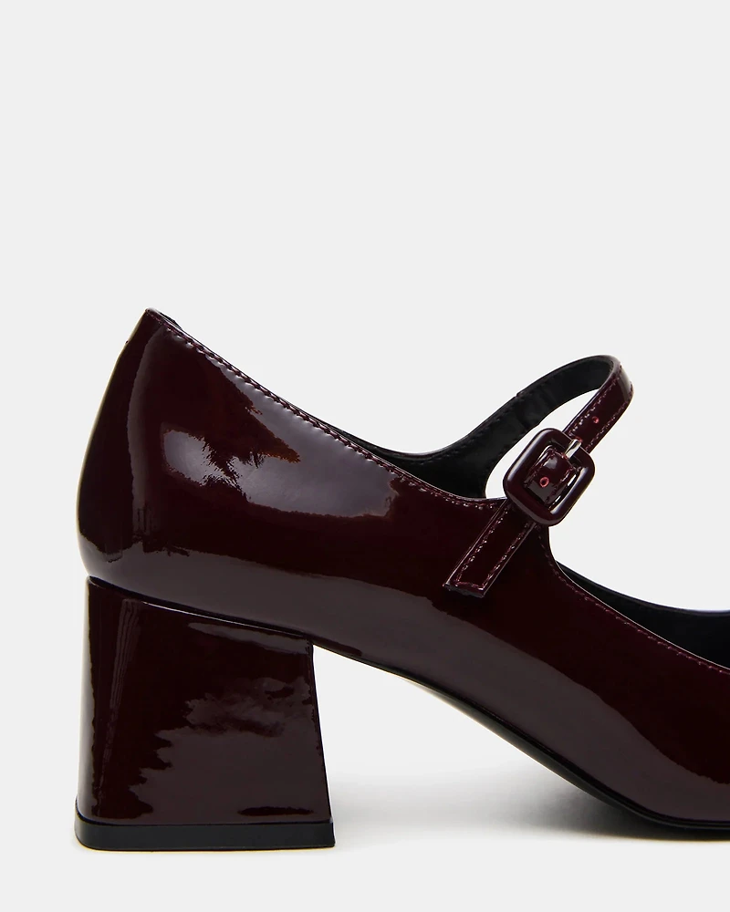 DARCEY BURGUNDY PATENT