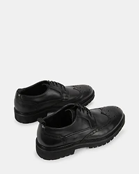 EMMULATE BLACK LEATHER