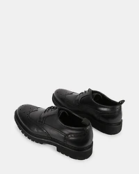 EMMULATE BLACK LEATHER