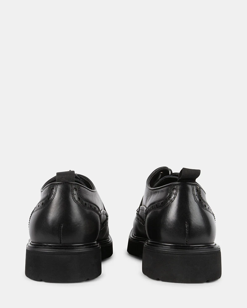 EMMULATE BLACK LEATHER