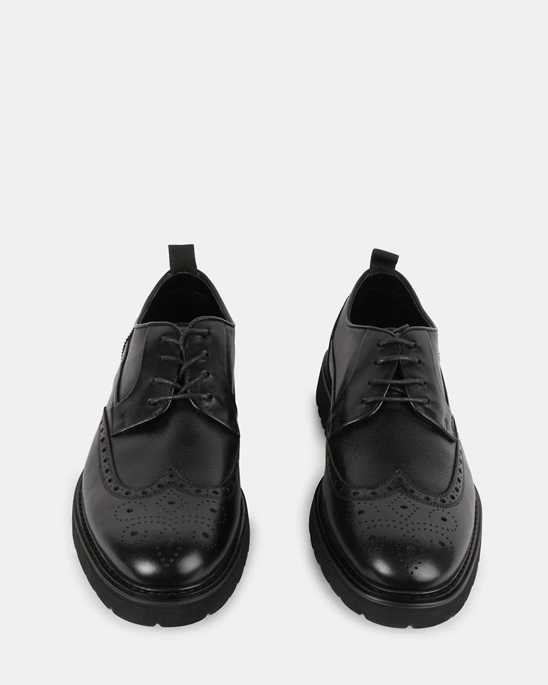 EMMULATE BLACK LEATHER