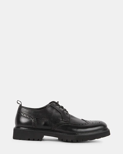 EMMULATE BLACK LEATHER