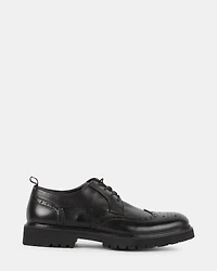 EMMULATE BLACK LEATHER