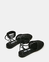 FLUTTERRR BLACK LEATHER